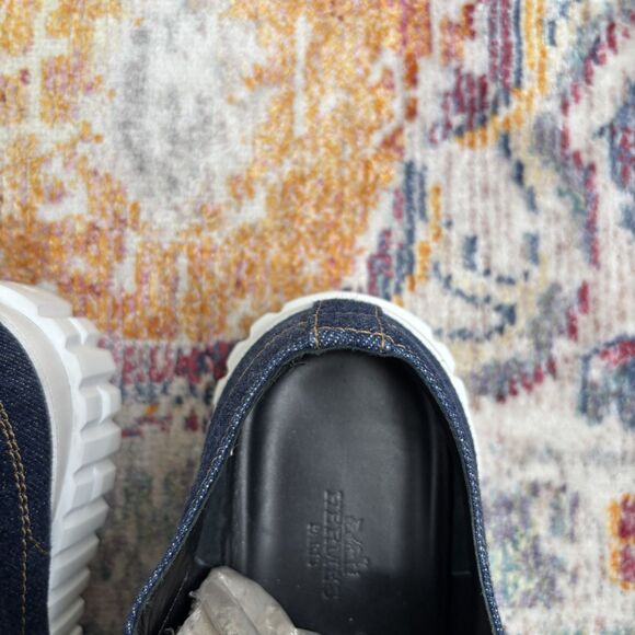 Hermes Denim Cross Sneakers - Picture 10 of 12